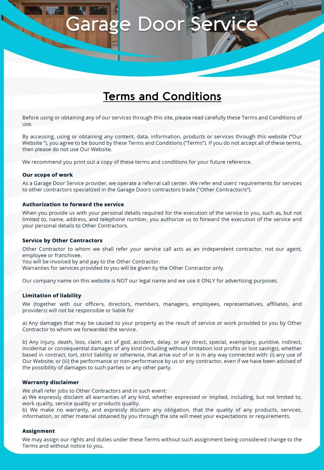 Capitol Garage Door Service Federal Way, WA 253-793-0916 - terms-gr-10m